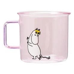 Muurla Taza de vidrio Snorkmaiden 35 cl, Rosa Online