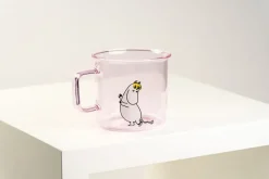 Muurla Taza de vidrio Snorkmaiden 35 cl, Rosa Online