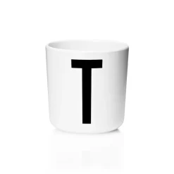 Design Letters Taza personal eco, T Blanco Discount