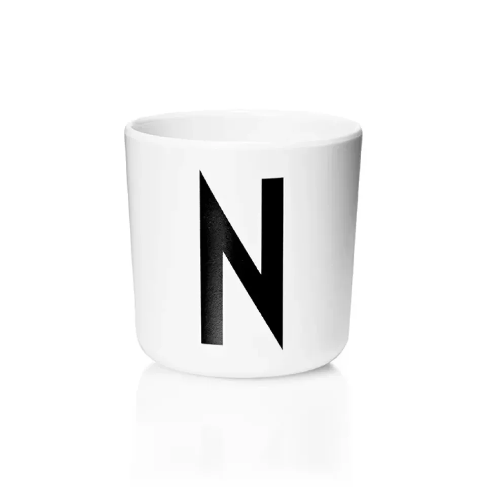 Design Letters Taza personal eco, N Blanco Outlet