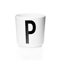 Design Letters Taza personal eco, P Blanco Outlet