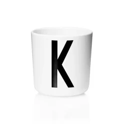 Design Letters Taza personal eco, K Blanco New
