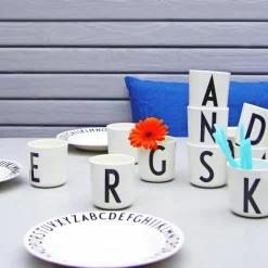 Design Letters Taza personal eco, K Blanco New