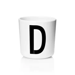 Design Letters Tazas De Plástico<Taza personal eco, D Blanco