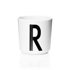 Design Letters Taza personal eco, R Blanco Sale