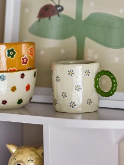 Bloomingville Tazas De Café<Taza Dorthea 18 cl, Blanco