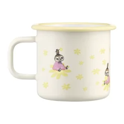 Muurla Taza esmaltada Moomin 37 cl, Flowers Blanco Outlet