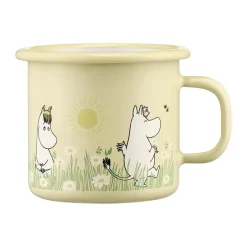Muurla Tazas De Los Mumin<Taza esmaltada Moomin 25 cl, Meadow Amarillo