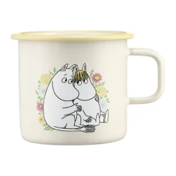 Muurla Tazas De Los Mumin<Taza esmaltada Mumin 55 cl, Flowers Blanco