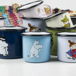 Muurla Tazas De Los Mumin<Taza esmaltada Mumin, 2,5 dl Azul