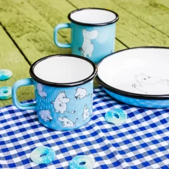 Muurla Tazas De Los Mumin<Taza esmaltada Mumin, 2,5 dl Azul