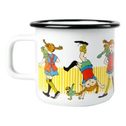 Muurla Tazas De Café<Taza esmaltada Pippi longstocking 3,7 dl, White Blanco