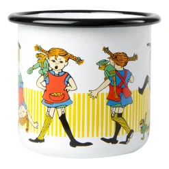 Muurla Tazas De Café<Taza esmaltada Pippi longstocking 3,7 dl, White Blanco