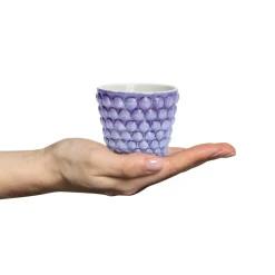 Mateus Taza espresso Bubbles 10 cl, Violeta Púrpura Clearance