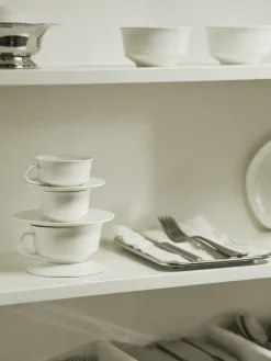 Serax Tazas De Ponche Navideño|Tazas De Espresso<Taza espresso Silhouette 10 cl set de 4, White Blanco
