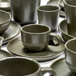 Serax Tazas De Ponche Navideño|Tazas De Espresso<Taza espresso y platillo Surface 10 cl, Camogreen Verde