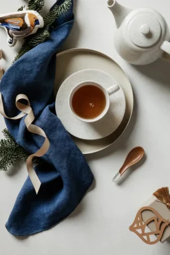 Broste Copenhagen Taza espresso y platillo Nordic Vanilla 5 cl, Cream BeigeBlanco Sale