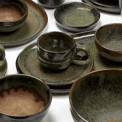 Serax Tazas De Ponche Navideño|Tazas De Espresso<Taza espresso y platillo Surface 10 cl, Indi grey Multi