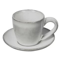 Broste Copenhagen Taza espresso y platillo Nordic Sand, 5 cl Beige Hot