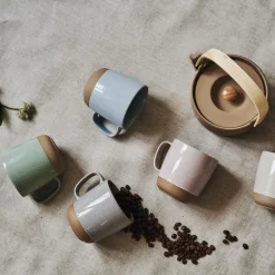 Scandi Living Taza Fossil 35 cl, Beige BeigeRosa Clearance