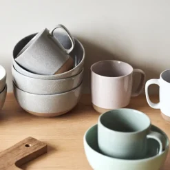 Scandi Living Tazas De Café<Taza Fossil 35 cl, Blanco