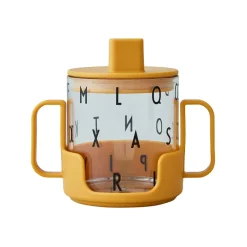 Design Letters Tazas Infantiles|Tazas De Plástico<Taza Grow with your cup, Mustard Amarillo