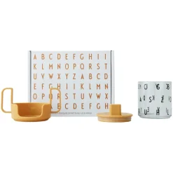 Design Letters Tazas Infantiles|Tazas De Plástico<Taza Grow with your cup, Mustard Amarillo