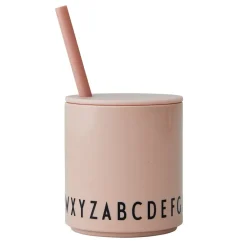 Design Letters Taza infantil Eat & Learn, Nude Naranja Online