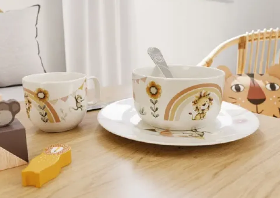 Villeroy & Boch Taza infantil Roar like a Lion S 17 cl, Multi Rojo Clearance