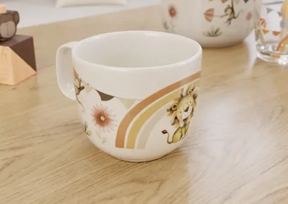 Villeroy & Boch Taza infantil Roar like a Lion S 17 cl, Multi Rojo Clearance