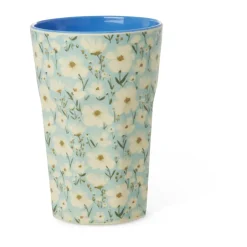 RICE Taza melamina alta, Summer bloom Azul Sale