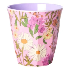 RICE Tazas De Plástico|Vajillas Infantiles<Taza melamina mediana, Daisy dearest Multi