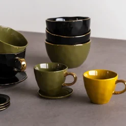URBAN NATURE CULTURE Taza mini Good Morning Coffee 17,5 cl, Fir green Verde Discount