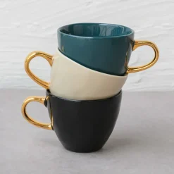 URBAN NATURE CULTURE Tazas De Ponche Navideño|Tazas De Espresso<Taza mini Good Morning Coffee 17,5 cl, Blue green Azul