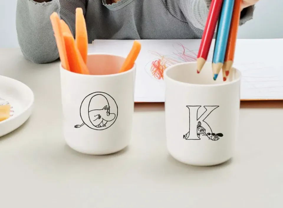 RIG-TIG Tazas De Plástico|Tazas De Los Mumin<Taza Moomin ABC 20 cl, K Blanco