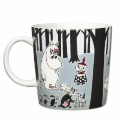 Moomin Arabia Taza Mumin de Aventura - La huida, gris GrisNegro Best