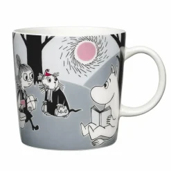 Moomin Arabia Taza Mumin de Aventura - La huida, gris GrisNegro Best
