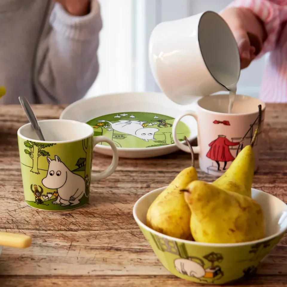 Moomin Arabia Tazas De Los Mumin<Taza Mumin, troll mumin, Hierba Verde