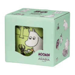 Moomin Arabia Taza Mumintrollet Mumin edición 80º aniversario, 30 cl Verde Clearance
