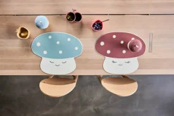 OYOY Vajillas Infantiles|Tazas Infantiles<Taza Mushroom, Offwhite-blue BlancoAzul