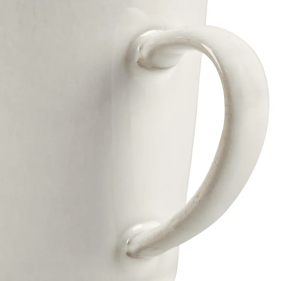Denby Taza Natural Canvas large, Plain Blanco