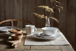 Denby Taza Natural Canvas large, Plain Blanco