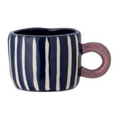 Bloomingville Tazas De Café<Taza Nini 11,5 cl, - a rayas Azul