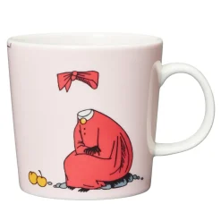 Moomin Arabia Taza Ninni Moomin, Polvo RosaRojoBlanco New