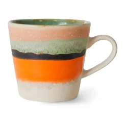 HKliving Taza para capuchino 70's, Burst Multi Discount