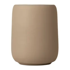 Blomus Taza para cepillos de dientes Sono cerámica 30 cl, Beige Marrón Sale