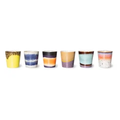 HKliving Tazas De Café<Taza 70's, Cosmos Azul