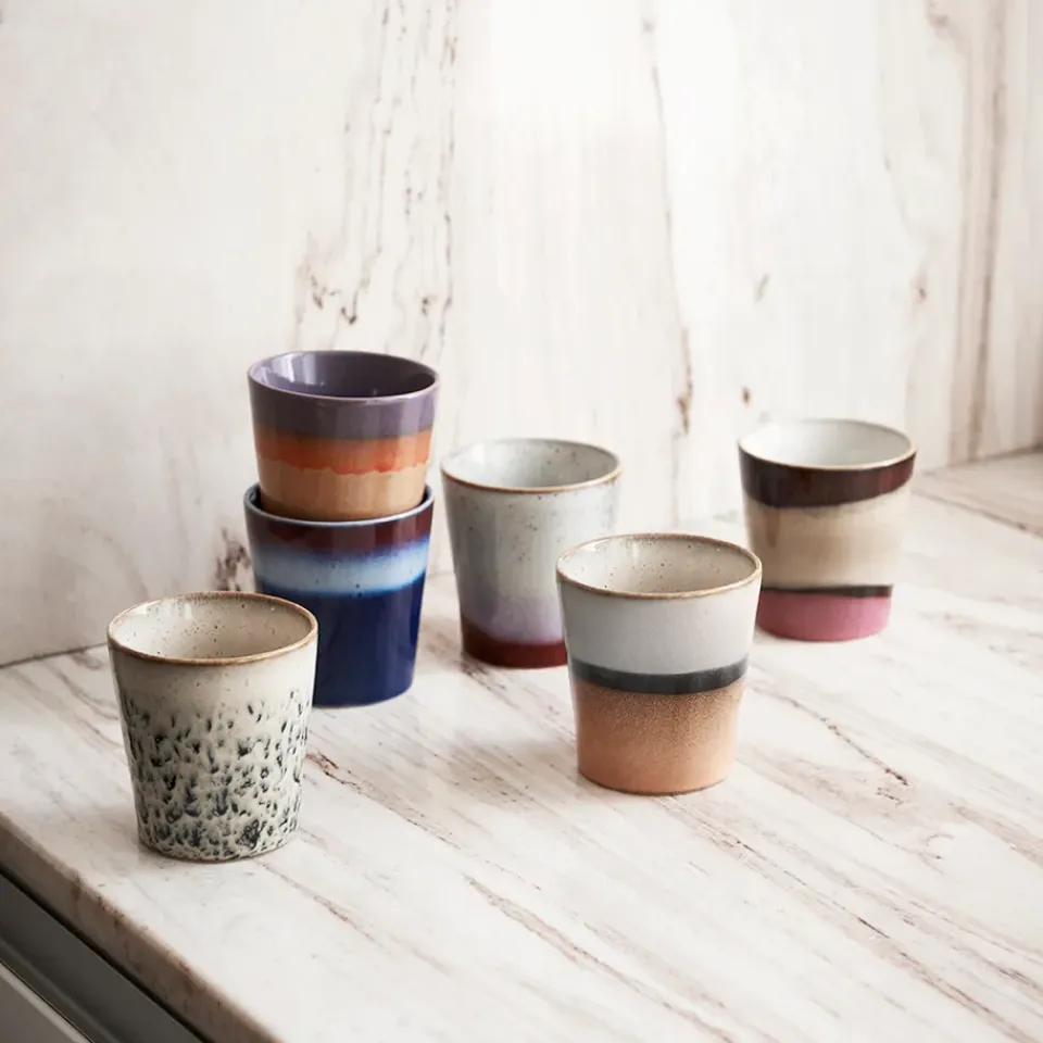 HKliving Taza 70's, Hail VerdeBlanco Hot