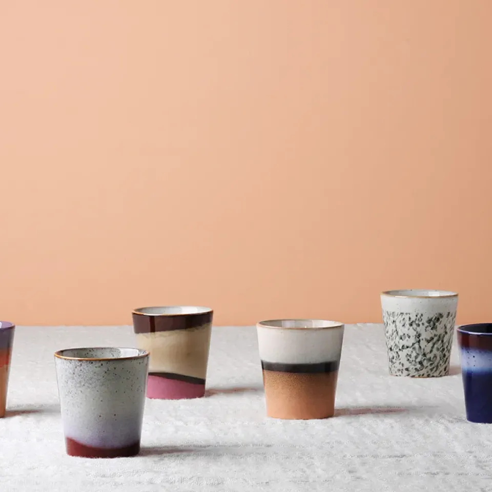 HKliving Taza 70's, Hail VerdeBlanco Hot