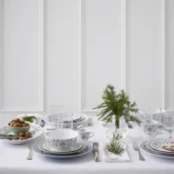 Rörstrand Taza Swedish Grace Winter 10cl, blanco AzulRojoBlanco Discount